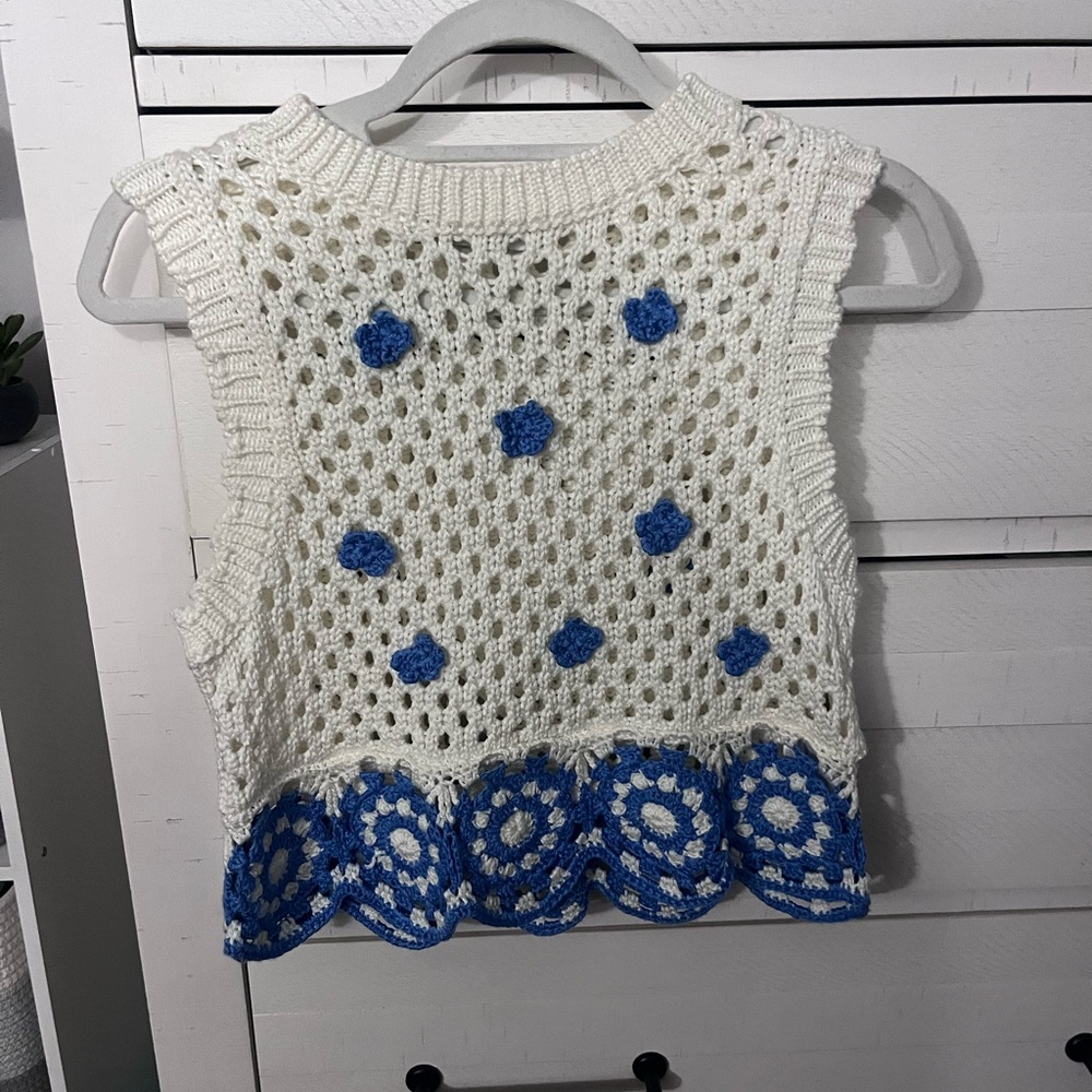 Zara knit sweater vest